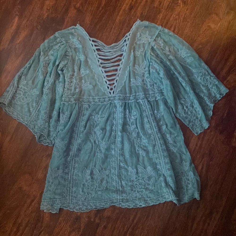 Mesh bathing suit cover up